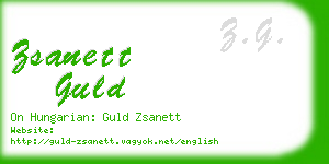 zsanett guld business card